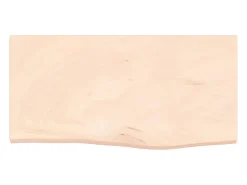 Estante de pared 60x30x(2-4) cm madera maciza de roble sin tratar