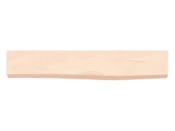 Estante de pared 60x10x4 cm madera maciza de roble sin tratar