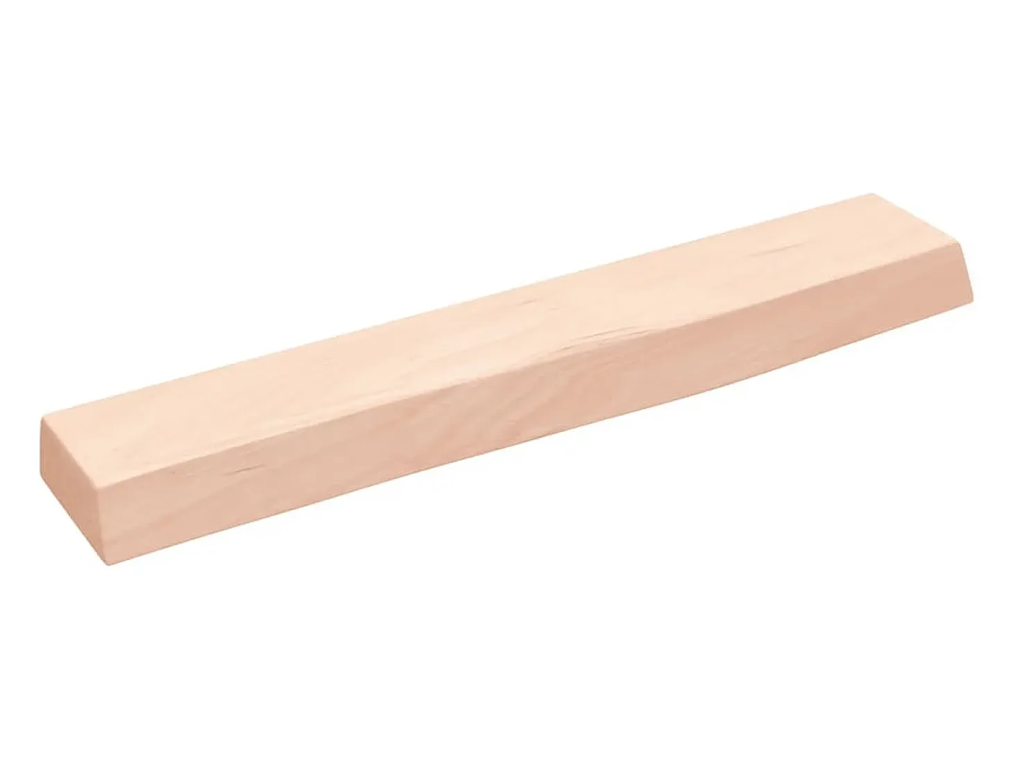 Estante de pared 60x10x4 cm madera maciza de roble sin tratar