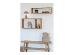 Estante Ember, Marrón, 15x70x35,5 cm, Kendra Home