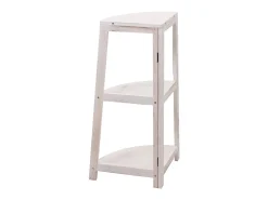 Estante esquinero MCW-K44, blanco shabby