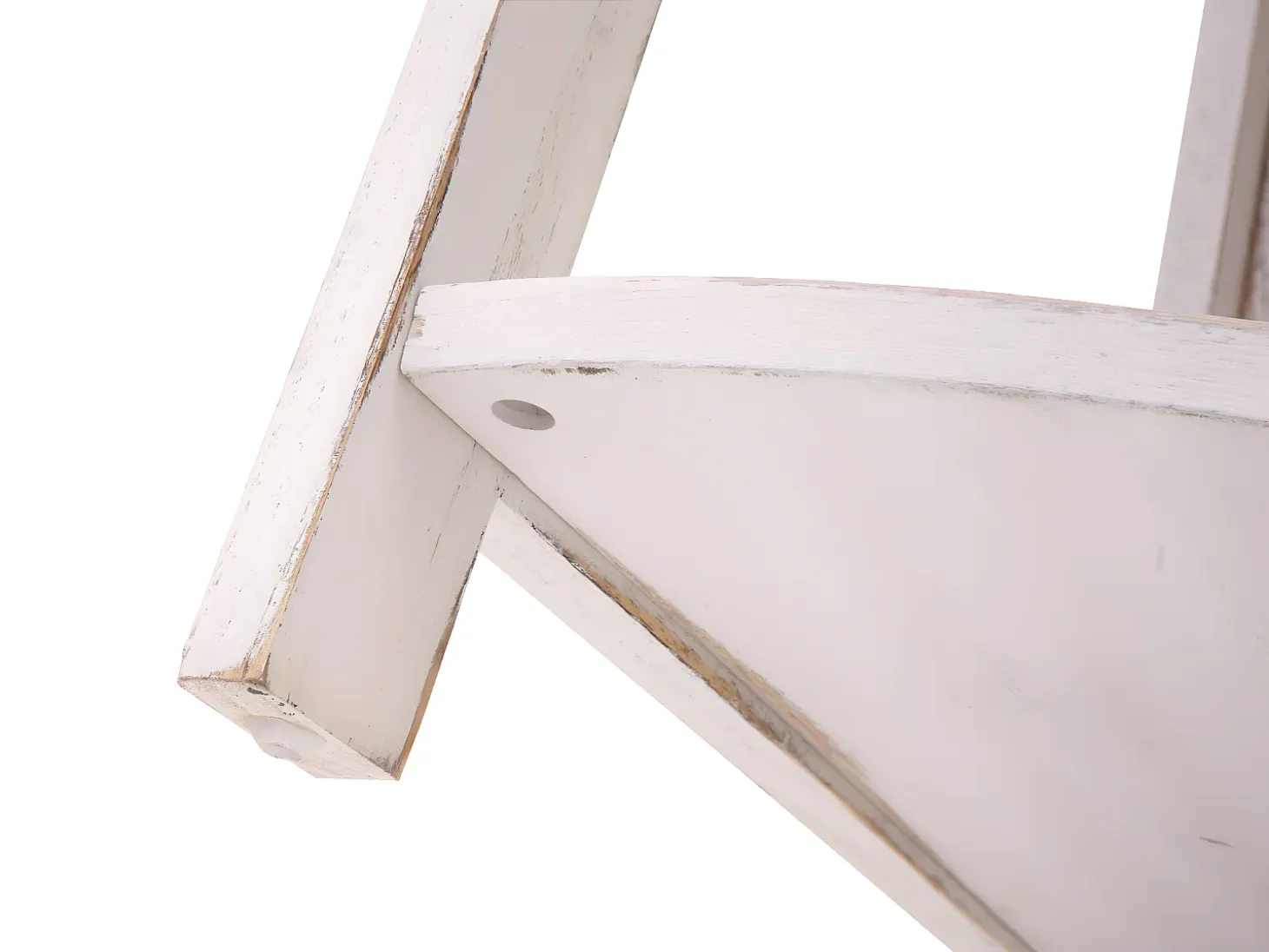 Estante esquinero MCW-K44, blanco shabby