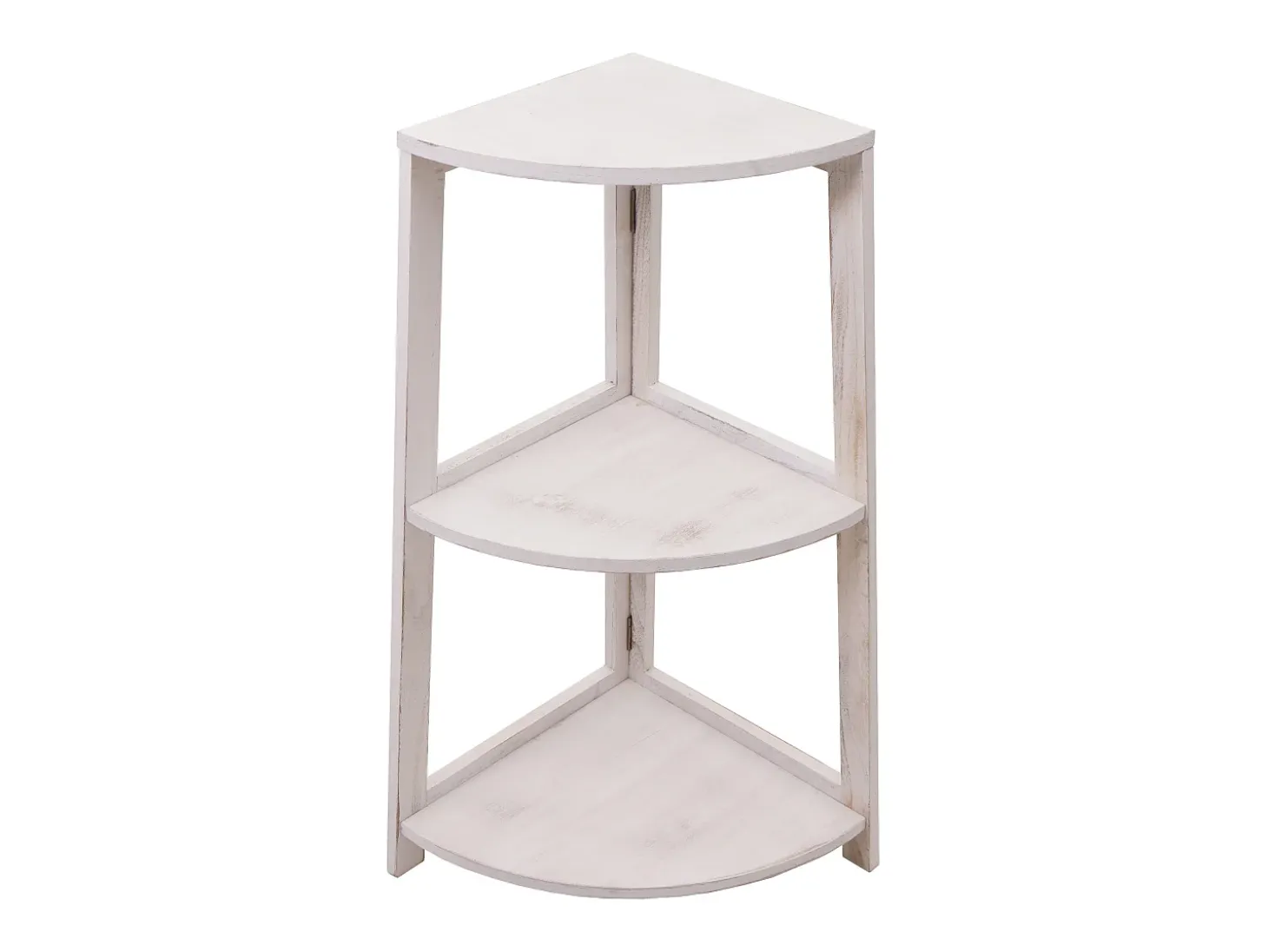 Estante esquinero MCW-K44, blanco shabby