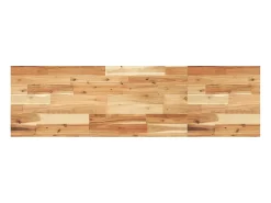 Estante flotante madera acacia maciza acabado aceite 160x40x4cm