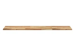 Estante flotante 140x40x2 cm acacia maciza acabado aceite