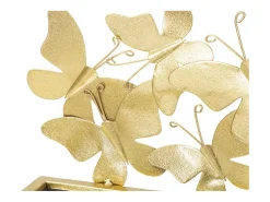 Estante Mariposa 18, Oro, 43x19,2x16,5 cm, Kendra Home