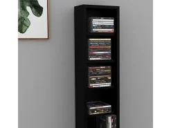 Estante para CDs negro 21x20x91.8