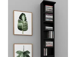 Estante para CDs negro 21x20x183.6