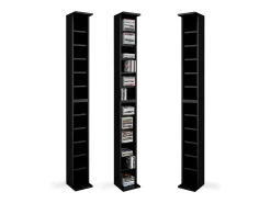 Estante para CDs negro 21x20x183.6