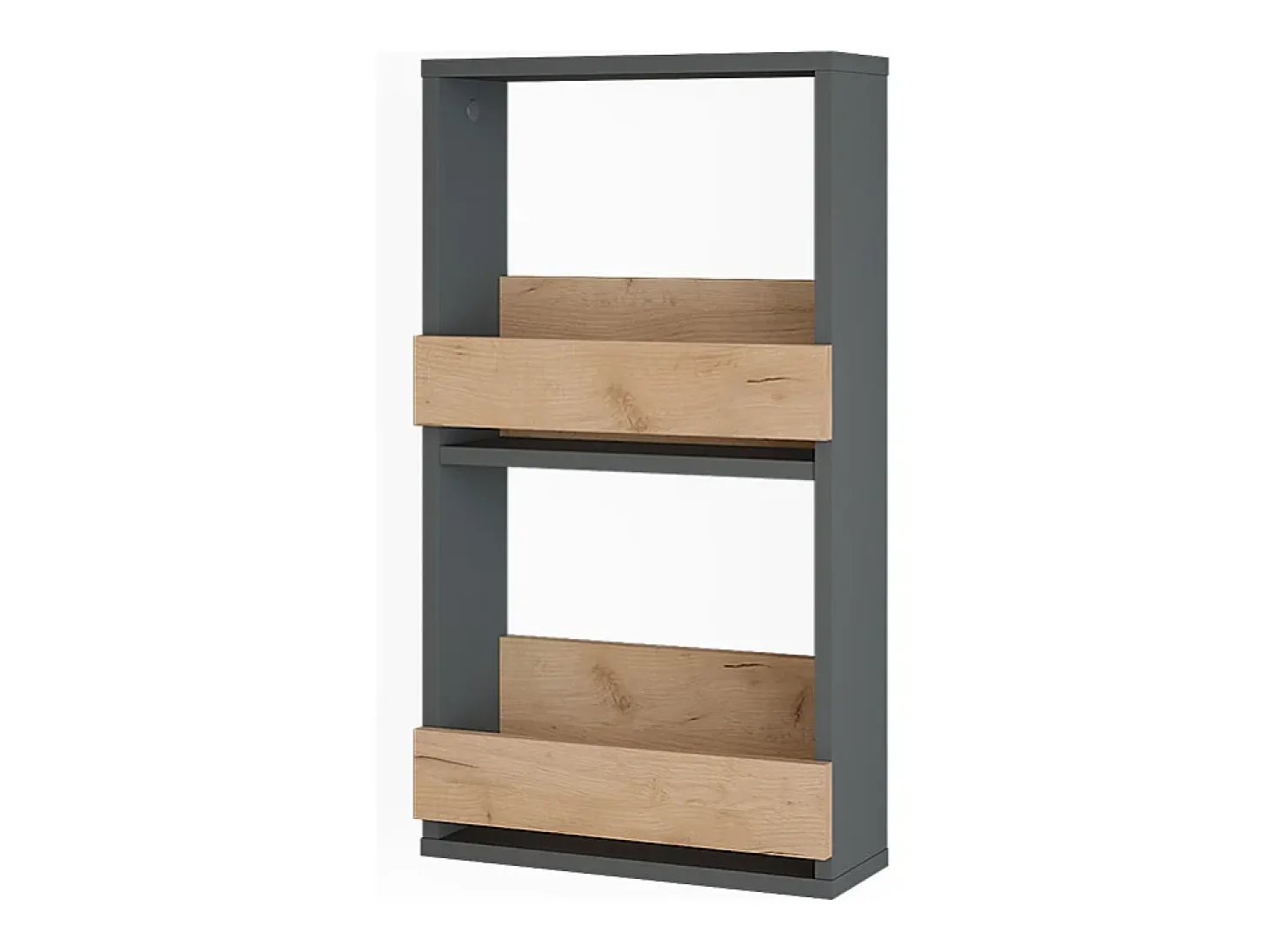 Estante para copas de vino oro power roble/antracita 40x15.1x72 repose