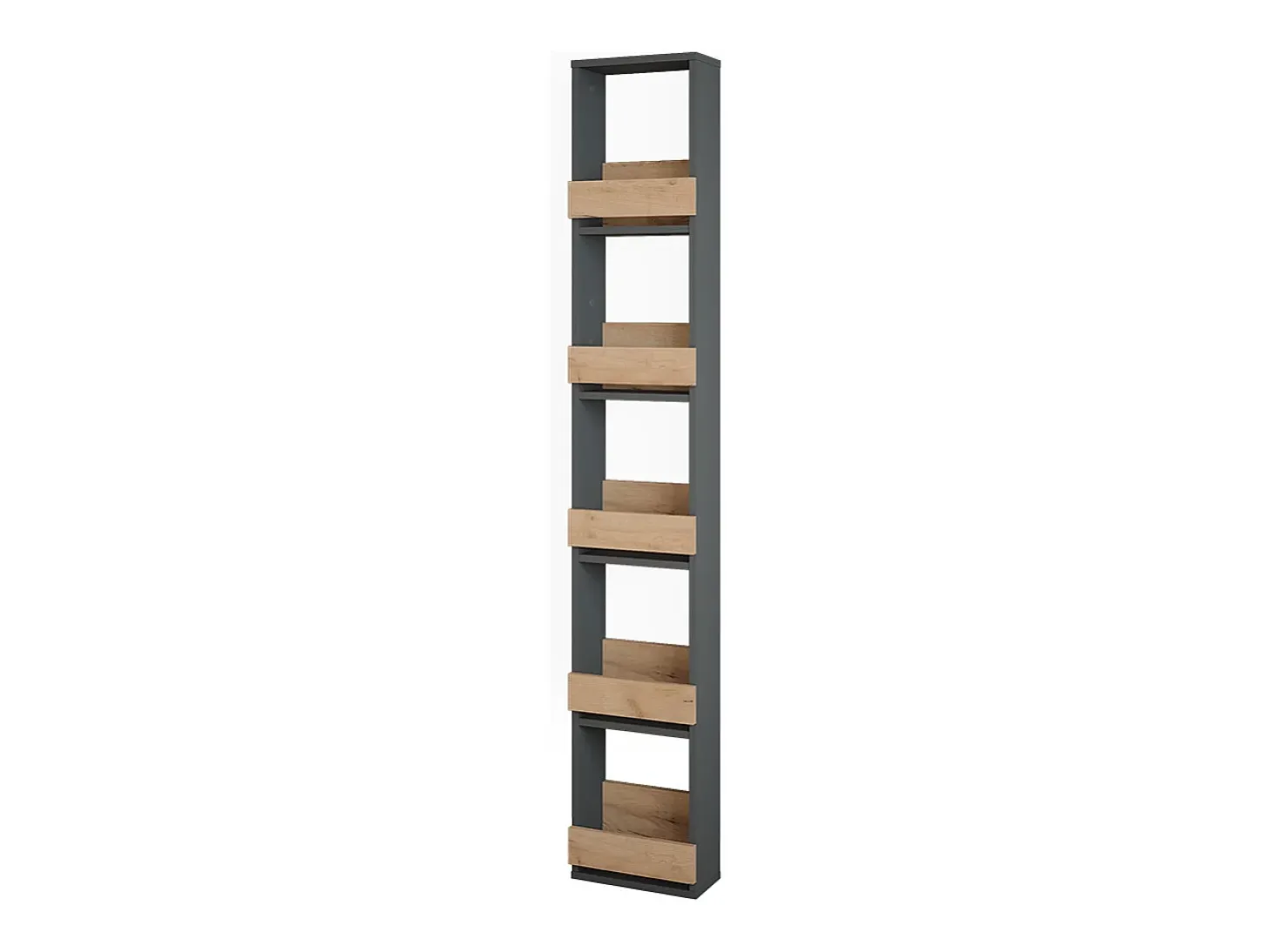Estante para copas de vino oro power roble/antracita 30x15.1x180 repose