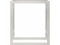 Estante para leña acero inoxidable 50x28x56 cm ES844919