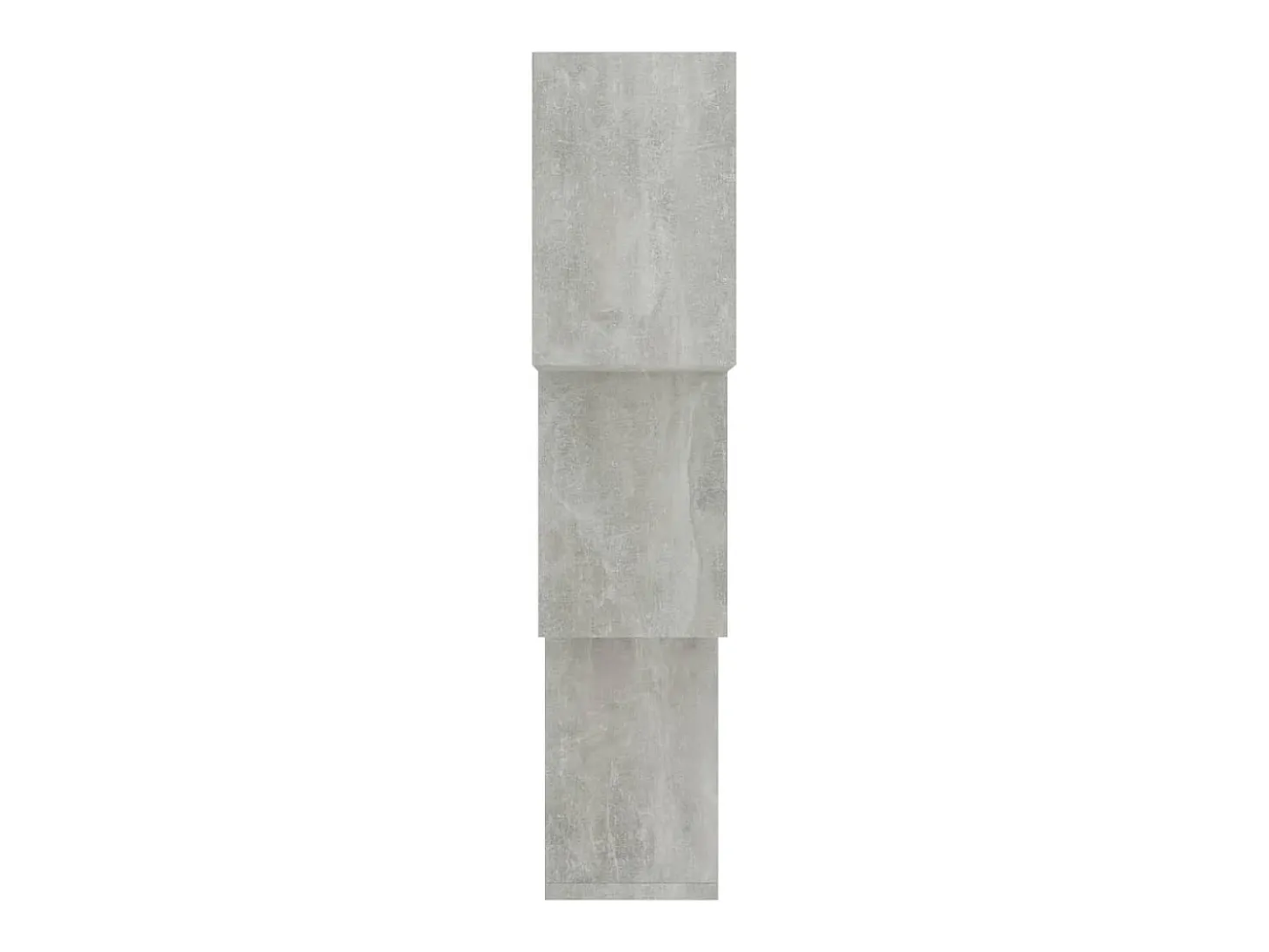 Estante pared cubo madera ingeniería gris hormigón 68x15x68 cm ES344861