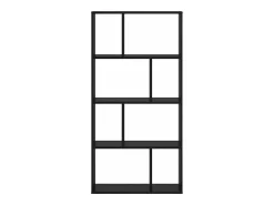 Estante Roble negro 60 x 20 x 120 cm Madera contrachapada