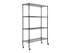 Estante SucceBuy Estante de Almacenamiento para Garaje, Soporte de Almacenamiento con 4 Niveles Ajustables, Carga de 318KG