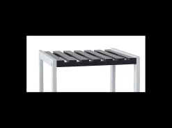 Estantería 5 baldas modelo Nature acabado blanco/gris, 34cm(ancho) 140cm(alto) 30cm(fondo
