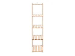 Estantería 5 niveles 3 unidades madera pino maciza 250 kg ES186996