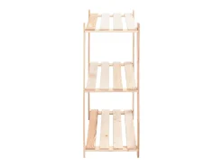 Estantería 5 niveles 3 unidades madera pino maciza 150 kg ES485938