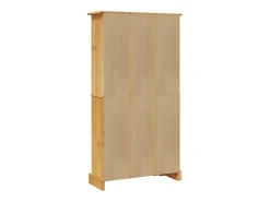 Estantería 4 niveles Corona Range de pino mexicano 81x29x150 cm