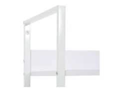 Estantería 4 niveles madera ingeniería blanco 60x27,6x124,5 cm