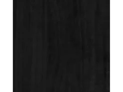 Estantería 4 niveles madera maciza de pino negro 80x30x140 cm