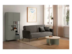 Estantería 5 puertas y estantes modelo Mallorca acabado verde/negro, 175cm(alto) 84cm(anc