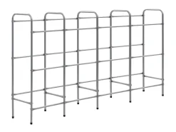 Estantería almacenaje para 12 cajas acero plateado 190x33x116cm ES521764