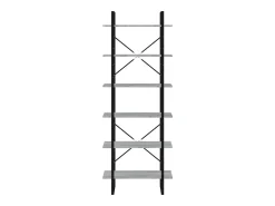 Estantería alta madera contrachapada gris Sonoma 80x30x210 cm