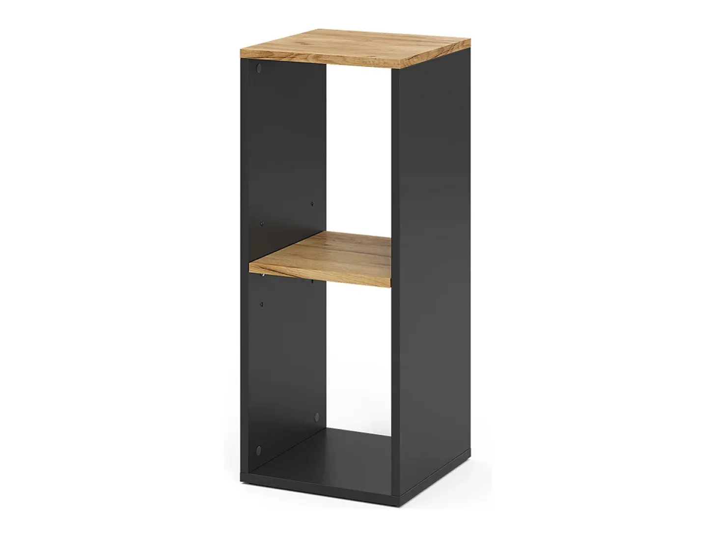 Estantería antracita/roble dorado 30x30x74 tomy