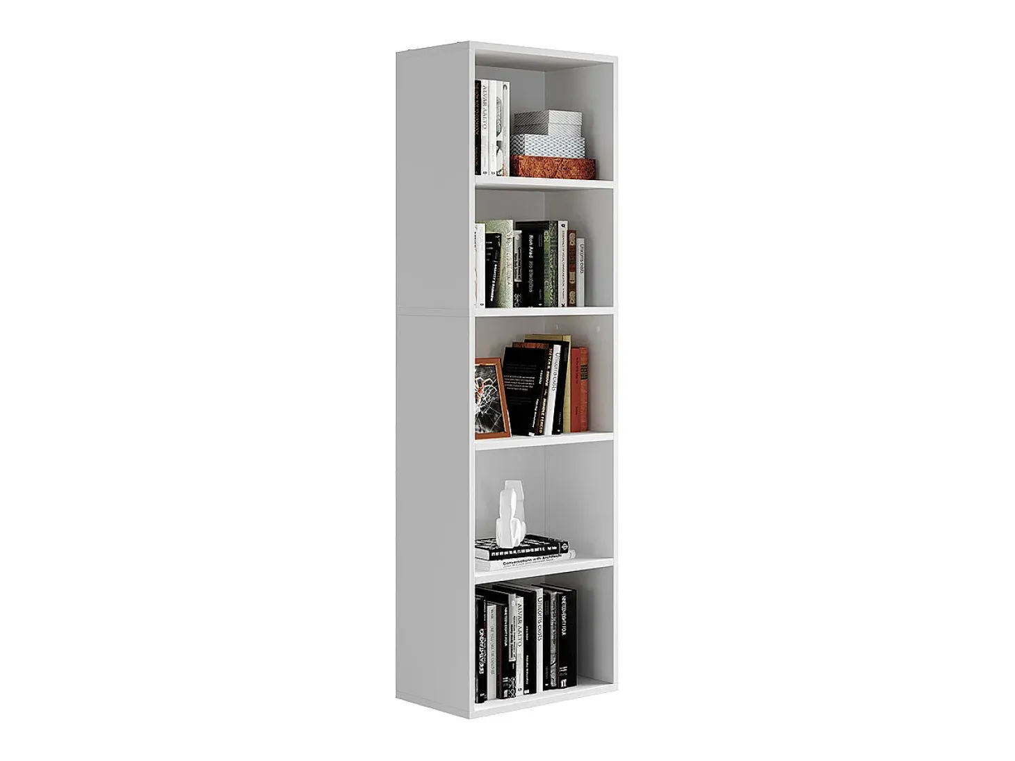Estantería blanco 40x24x132 bob