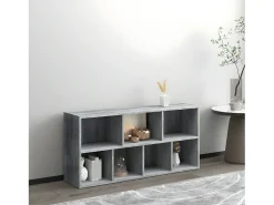 Estantería color gris Sonoma 50x25x106 cm