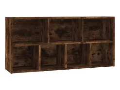 Estantería color roble ahumado 50x25x106 cm