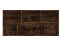 Estantería color roble ahumado 50x25x106 cm