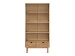 Estantería con 2 cajones OTTA madera maciza de pino marrón