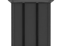 Estantería de 6 cubos con cajas de tela gris 103x30x72,5 cm ES283520