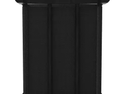 Estantería de 6 cubos de tela negra 103x30x72,5 cm ES204376