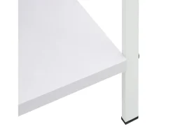 Estantería de 3 niveles madera ingeniería blanco 60x27,6x90,5cm