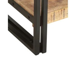 Estantería de 5 niveles madera maciza mango 40x30x180 cm