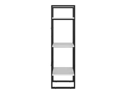Estantería de 3 niveles madera contrachapada blanco 40x30x105cm