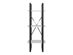 Estantería de 3 niveles madera contrachapada blanco 40x30x105cm