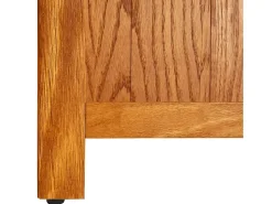 Estantería de 6 niveles madera maciza de roble 52x22x180 cm