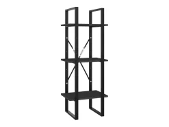 Estantería de 5 niveles madera de ingeniería gris 40x30x175 cm