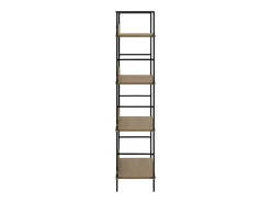 Estantería de 4 niveles madera ingeniería roble 60x27,6x124,5cm