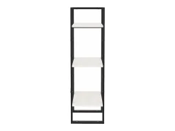 Estantería de 3 niveles madera maciza pino blanco 40x30x105 cm
