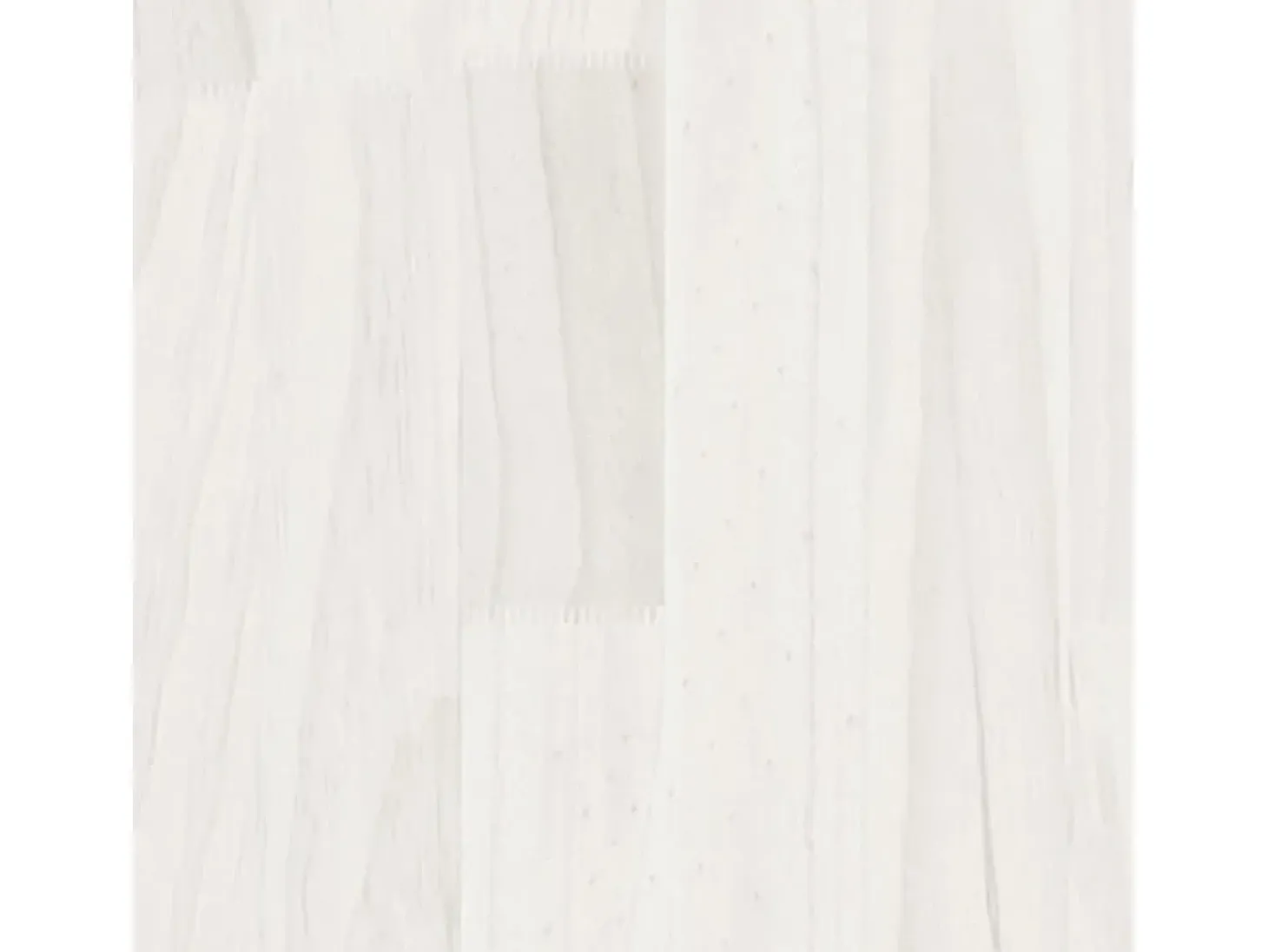 Estantería de 3 niveles madera maciza pino blanco 40x30x105 cm