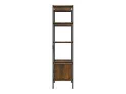Estantería de 5 niveles 80x40x163cm Acero madera contrachapada
