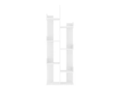 Estantería de aglomerado blanco 48x25,5x140 cm