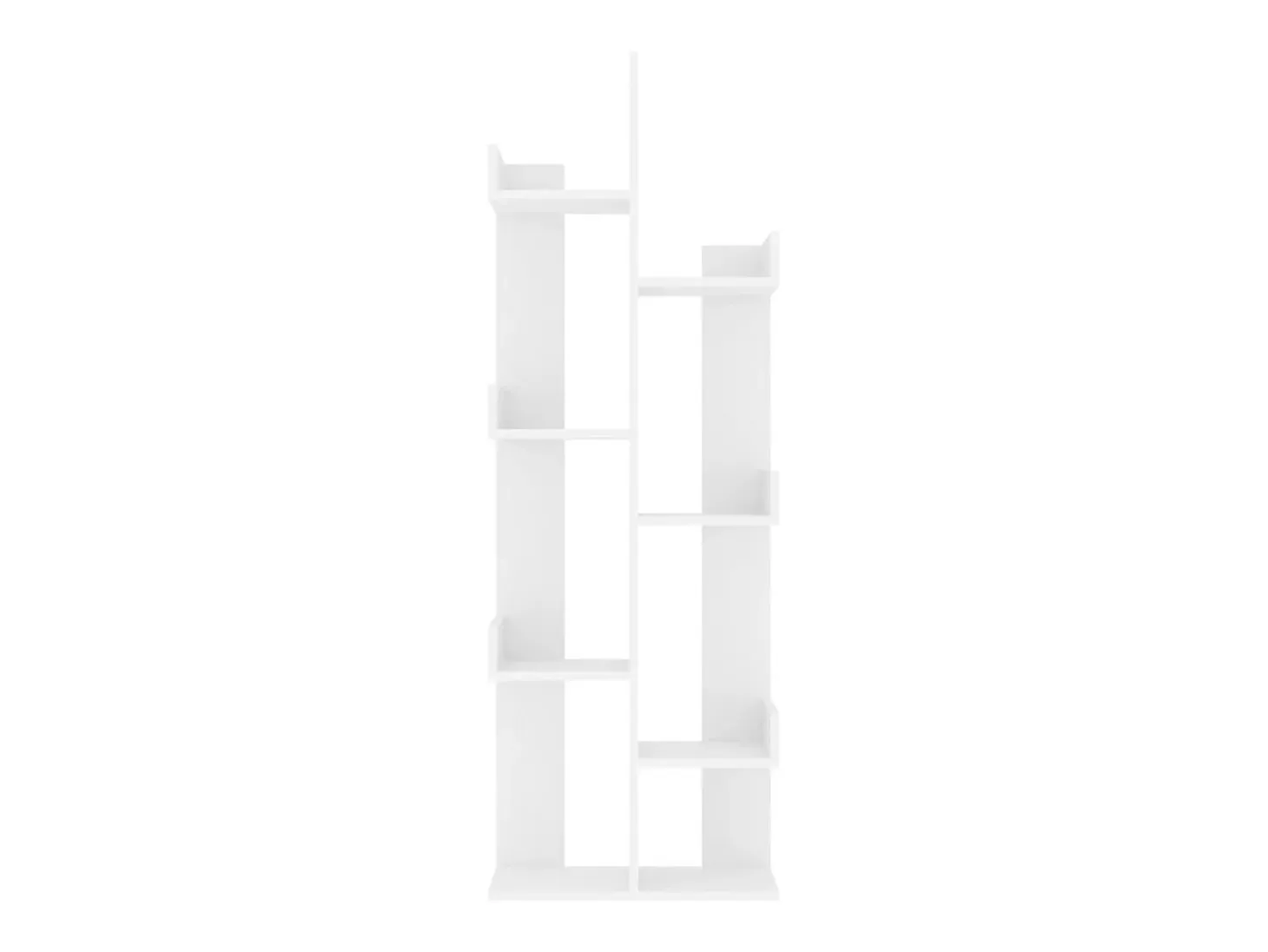 Estantería de aglomerado blanco 48x25,5x140 cm