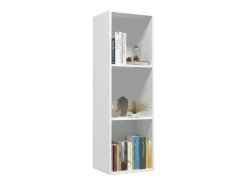 Estantería de libros/mueble TV madera contrachapada 36x30x114cm ES218175