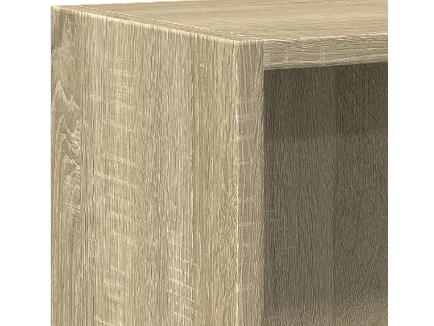 Estantería de madera contrachapada color roble 40x24x75 cm